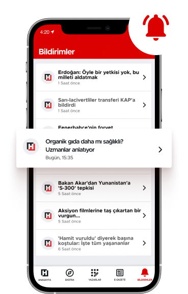 Hürriyet Mobile App IOS Bildirimler